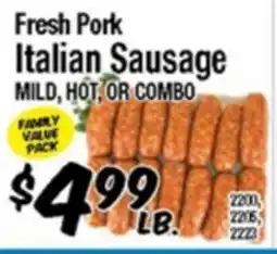 Western Beef Fresh Pork Italian Sausage offer