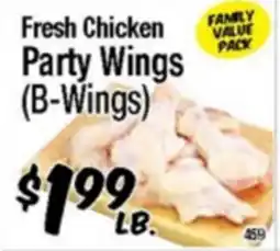 Western Beef Fresh Chicken Party Wings (B-Wings) offer