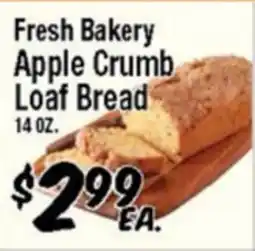 Western Beef Fresh Bakery Apple Crumb Loaf Bread offer