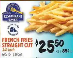 Restaurant Depot FRENCH FRIES STRAIGHT CUT offer