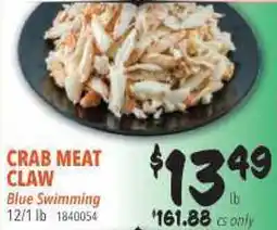 Restaurant Depot CRAB MEAT CLAW offer