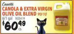 Restaurant Depot Casetti CANOLA & EXTRA VIRGIN OLIVE OIL BLEND 90/10 offer