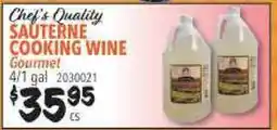Restaurant Depot Chef's Quality SAUTERNE COOKING WINE offer