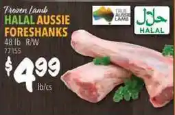 Restaurant Depot Frozen Lamb HALAL AUSSIE FORESHANKS offer