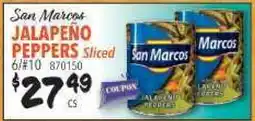 Restaurant Depot San Marcos JALAPEÑO PEPPERS Sliced offer