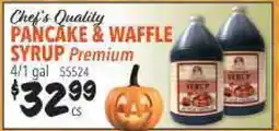 Restaurant Depot Chef's Quality PANCAKE & WAFFLE SYRUP Premium offer