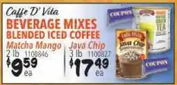 Restaurant Depot CAFFE D'VITA BEVERAGE MIXES BLENDED ICED COFFEE offer