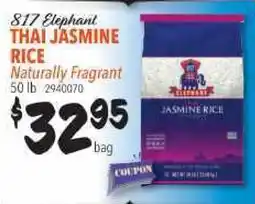 Restaurant Depot 817 Elephant THAI JASMINE RICE offer