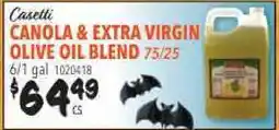 Restaurant Depot Casetti CANOLA & EXTRA VIRGIN OLIVE OIL BLEND 75/25 offer