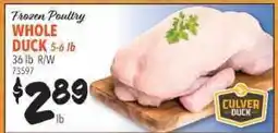 Restaurant Depot WHOLE DUCK offer