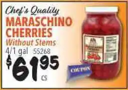 Restaurant Depot MARASCHINO CHERRIES Without Stems offer