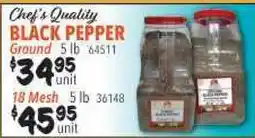 Restaurant Depot Chef's Quality BLACK PEPPER offer