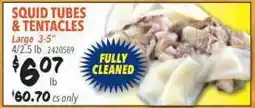 Restaurant Depot SQUID TUBES & TENTACLES offer