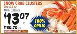 Restaurant Depot SNOW CRAB CLUSTERS offer