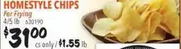 Restaurant Depot HOMESTYLE CHIPS offer