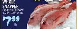 Restaurant Depot WHOLE SNAPPER offer