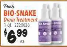 Restaurant Depot Fresh BIO-SNAKE Drain Treatment offer