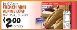 Restaurant Depot FRENCH MINI ALPINE LOAF offer