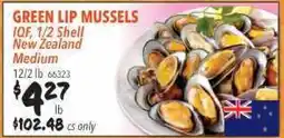 Restaurant Depot GREEN LIP MUSSELS offer