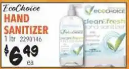 Restaurant Depot EcoChoice HAND SANITIZER offer