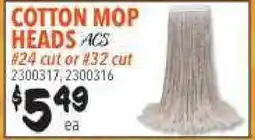 Restaurant Depot COTTON MOP HEADS offer