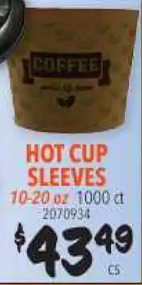 Restaurant Depot HOT CUP SLEEVES offer
