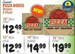 Restaurant Depot Sunset PIZZA BOXES offer