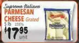 Restaurant Depot Supremo Italiano PARMESAN CHEESE Grated offer