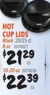 Restaurant Depot HOT CUP LIDS offer