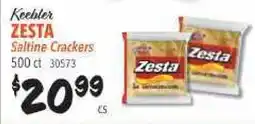Restaurant Depot Keebler ZESTA Saltine Crackers offer