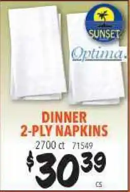 Restaurant Depot DINNER 2-PLY NAPKINS offer