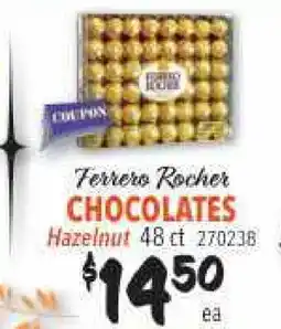 Restaurant Depot Ferrero Rocher CHOCOLATES offer