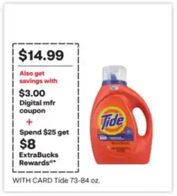 CVS Tide 73-84 oz offer