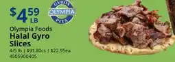 Restaurant Depot Olympia Foods Halal Gyro Slices offer