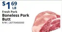 Restaurant Depot Fresh Pork Boneless Pork Butt offer