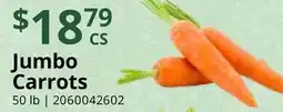 Restaurant Depot Jumbo Carrots offer
