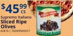 Restaurant Depot Supremo Italiano Sliced Ripe Olives offer