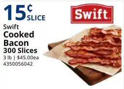 Restaurant Depot Swift Cooked Bacon offer