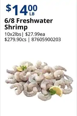 Restaurant Depot 6/8 Freshwater Shrimp offer