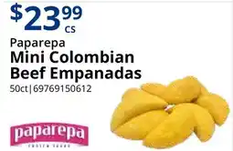 Restaurant Depot Paparepa Mini Colombian Beef Empanadas offer
