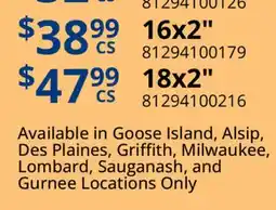 Restaurant Depot 16x2 81294100179 offer
