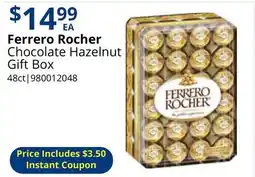 Restaurant Depot Ferrero Rocher Chocolate Hazelnut Gift Box offer