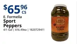 Restaurant Depot E. Formella Sport Peppers offer