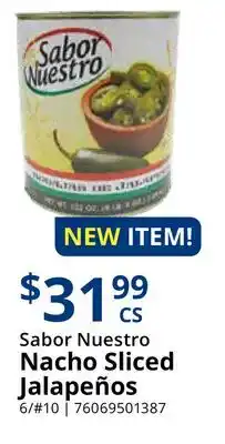 Restaurant Depot Sabor Nuestro Nacho Sliced Jalapeños offer