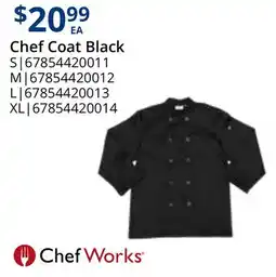 Restaurant Depot Chef Coat Black offer