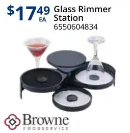 Restaurant Depot Glass Rimmer Station offer