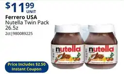 Restaurant Depot Ferrero USA Nutella Twin Pack offer