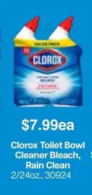 Restaurant Depot Clorox Toilet Bowl Cleaner Bleach, Rain Clean offer