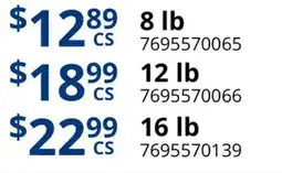 Restaurant Depot 8 lb, 12 lb, 16 lb offer