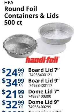 Restaurant Depot Round Foil Containers & Lids offer